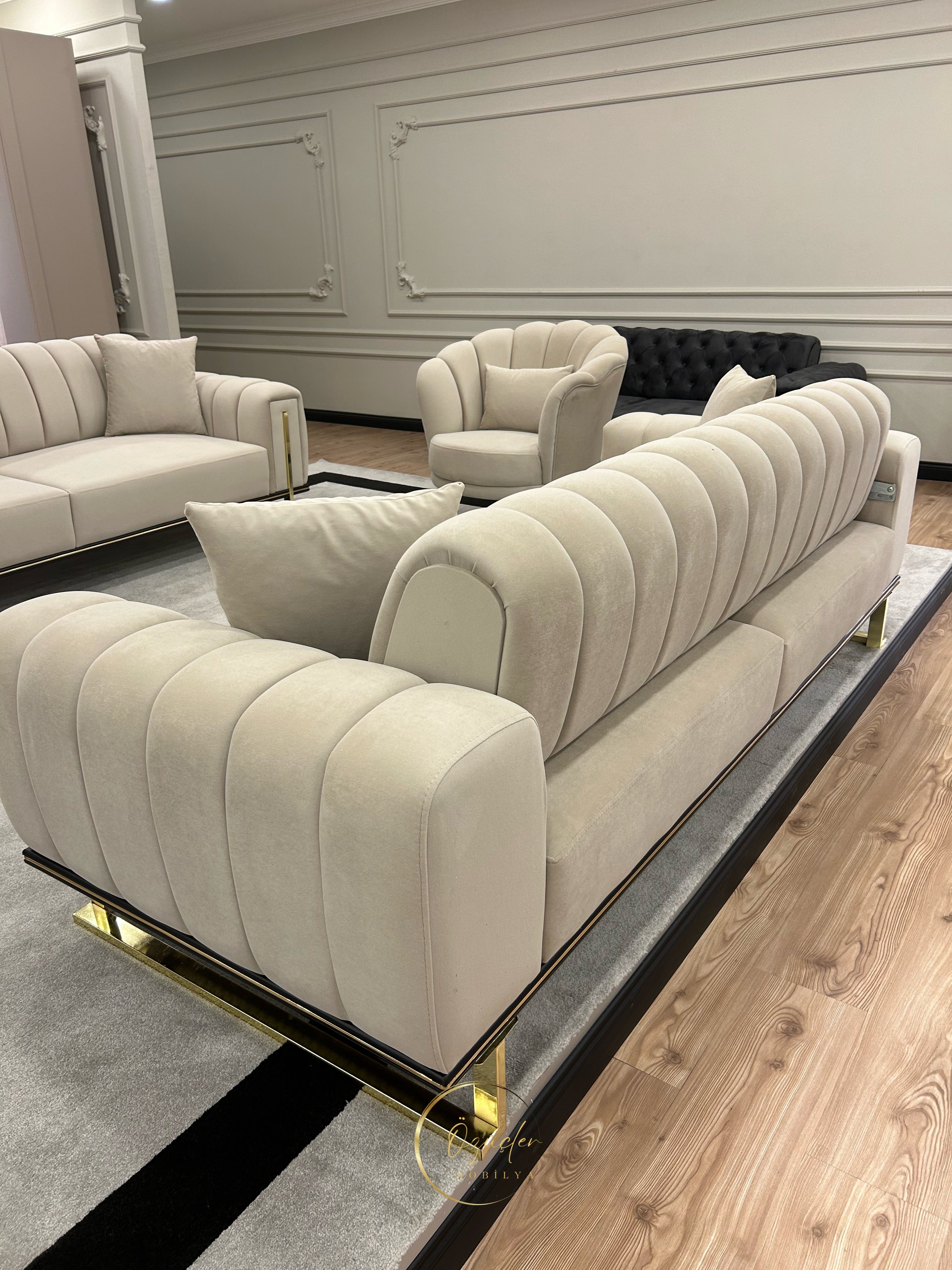 Elegance Gold Koltuk Takımı