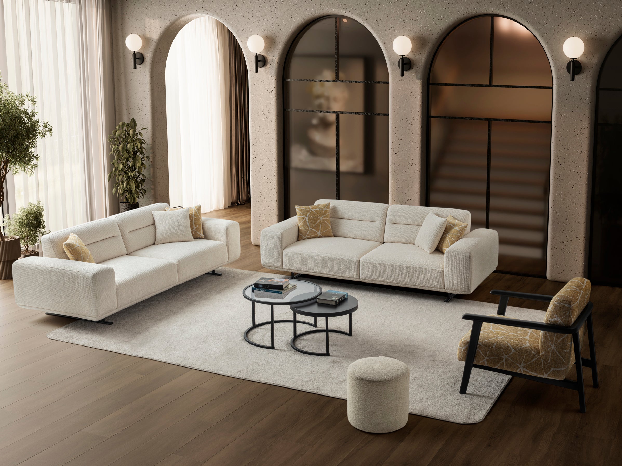 Malaga Sofa Set