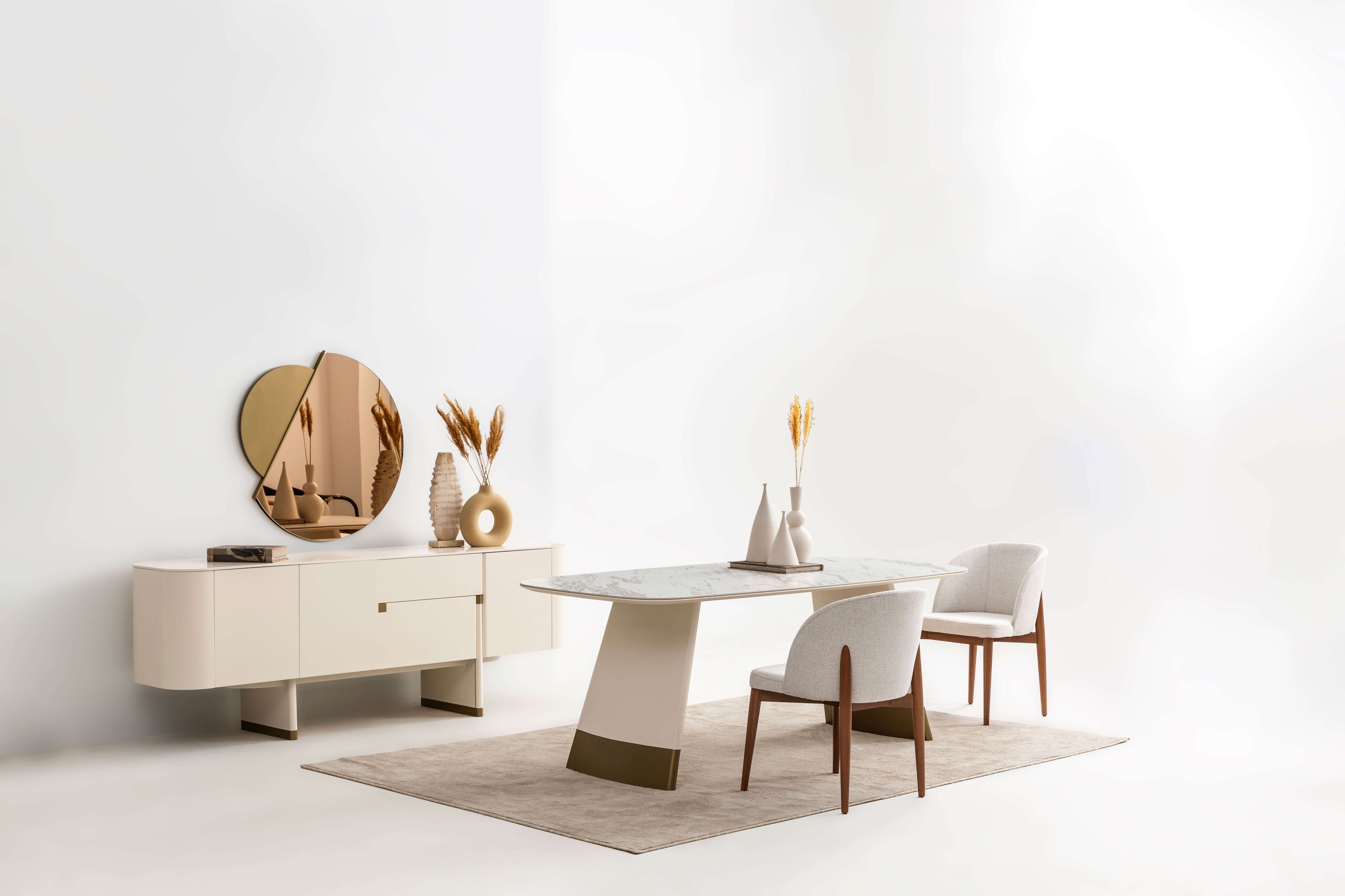 Delta - Ekru & Gold - Yemek Odası