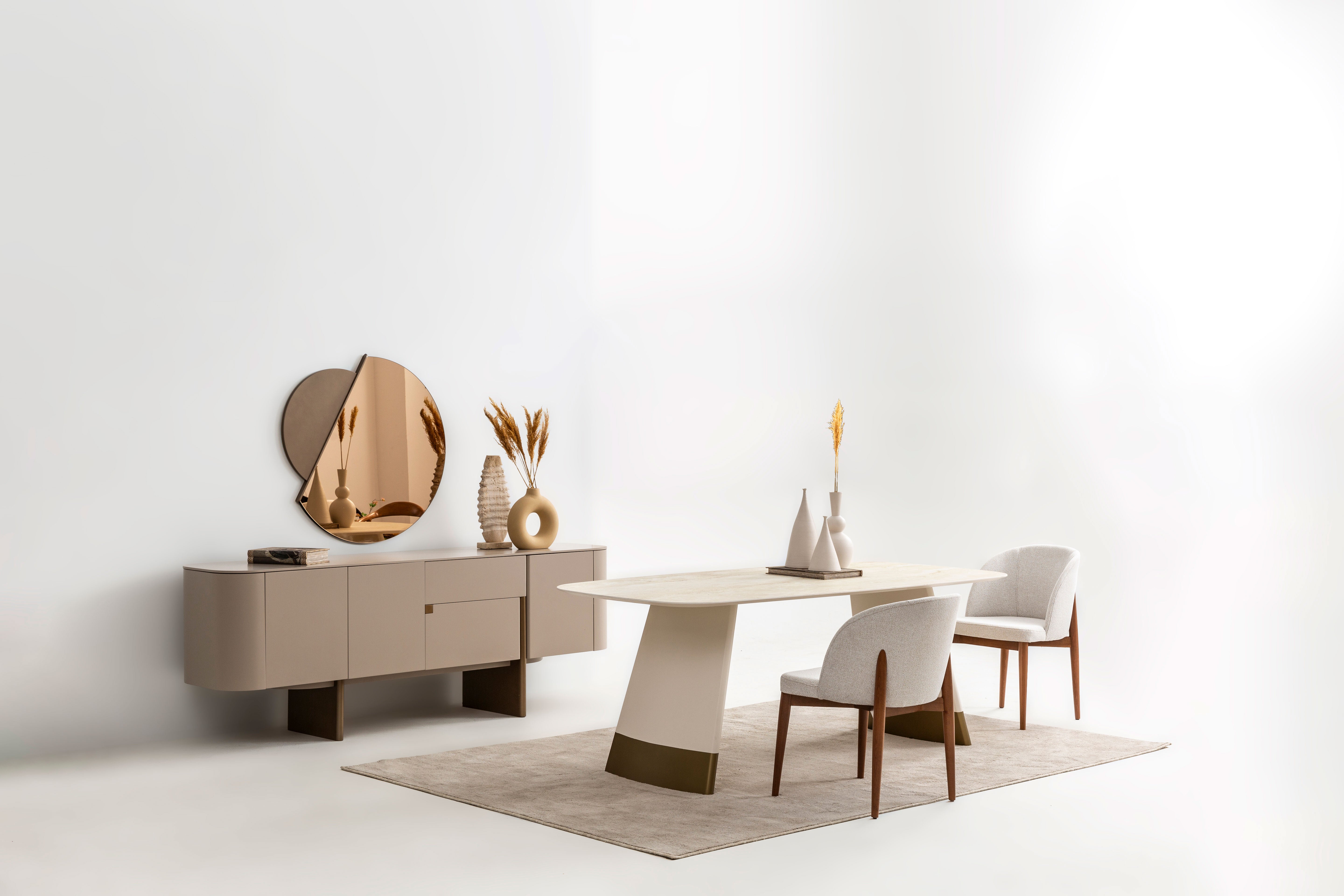 Delta - Bej & Altın - Yemek Odası