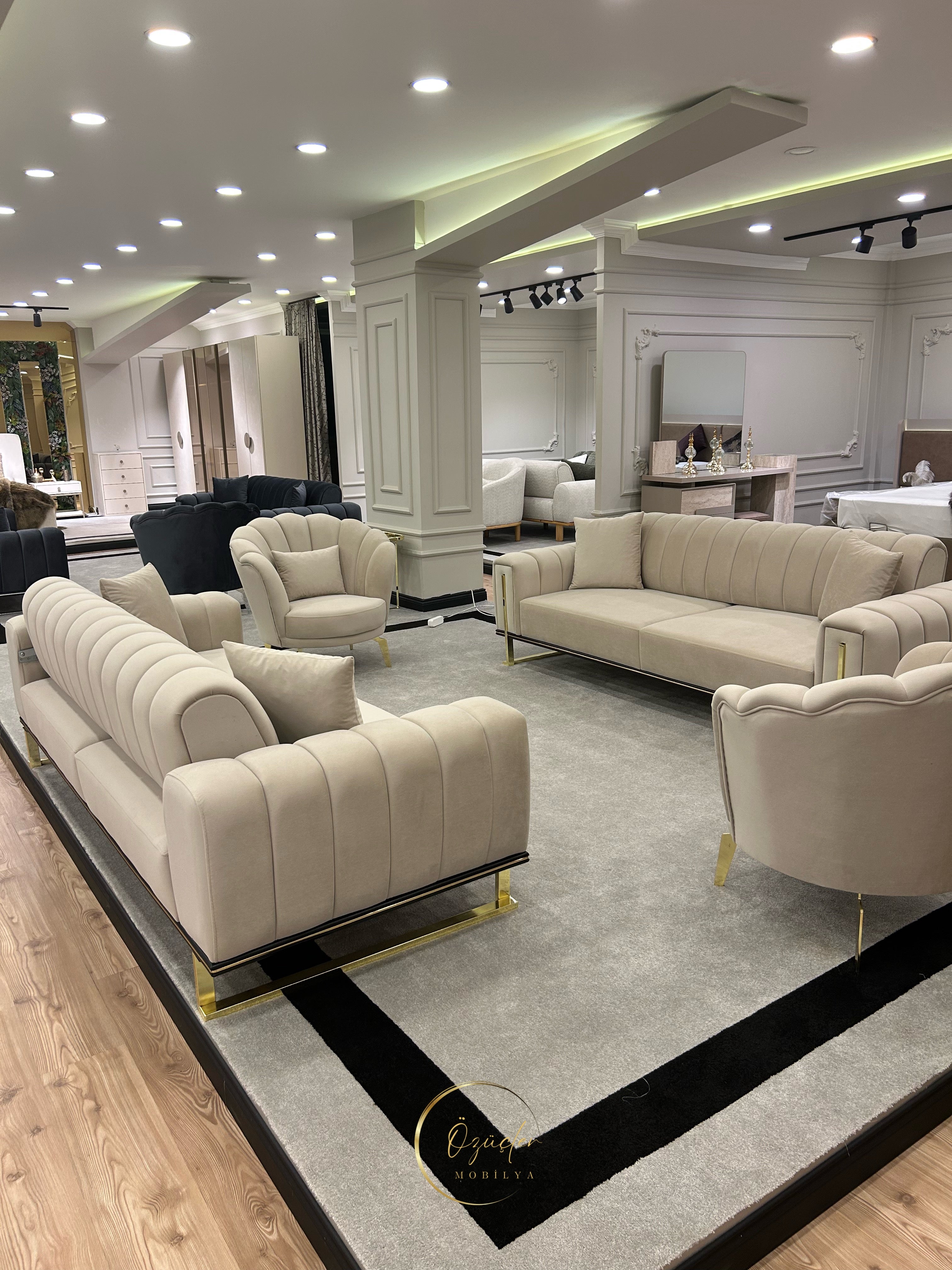 Elegance Gold Koltuk Takımı