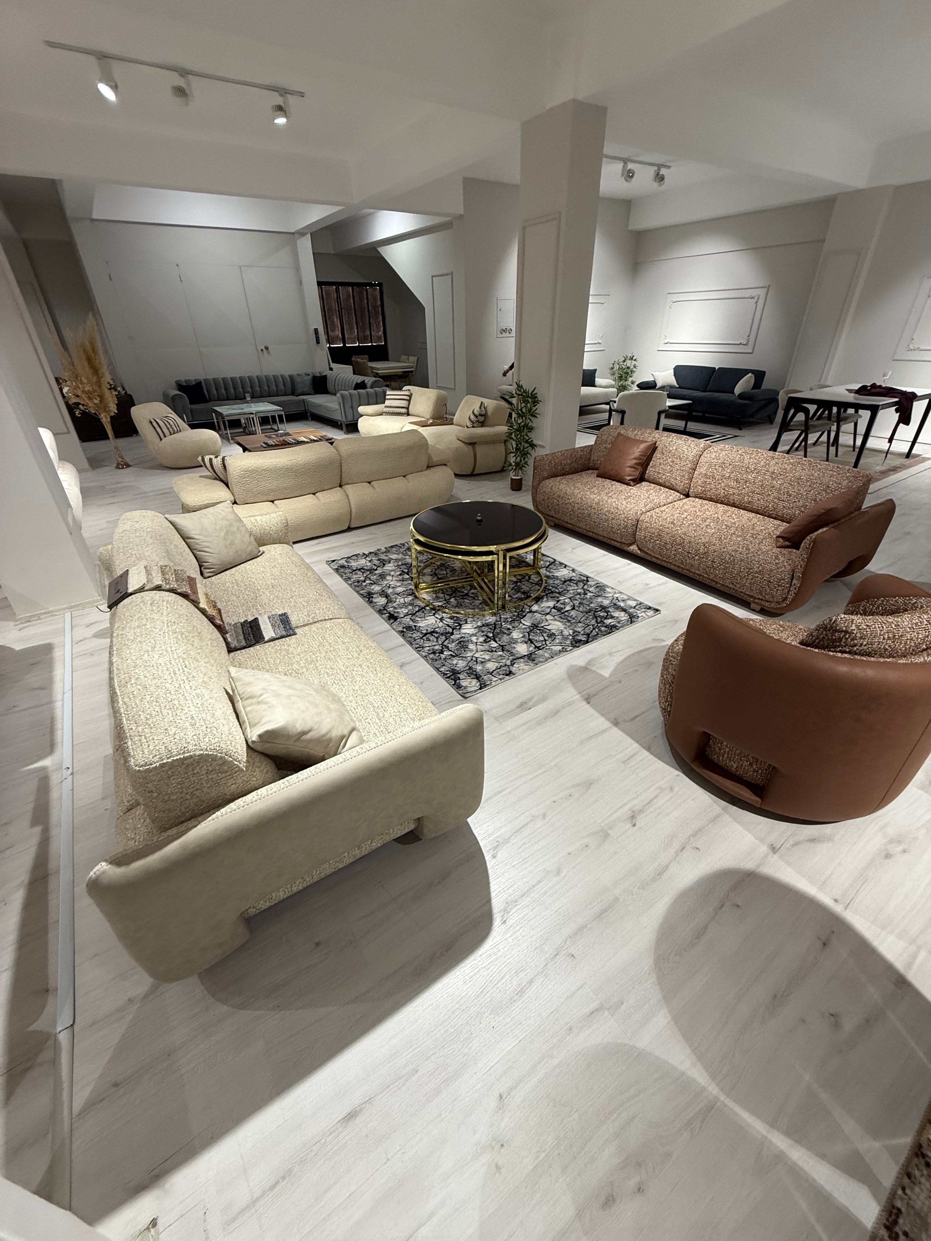 Alfa Sofa Set ( Ex-display showroom model for sale )