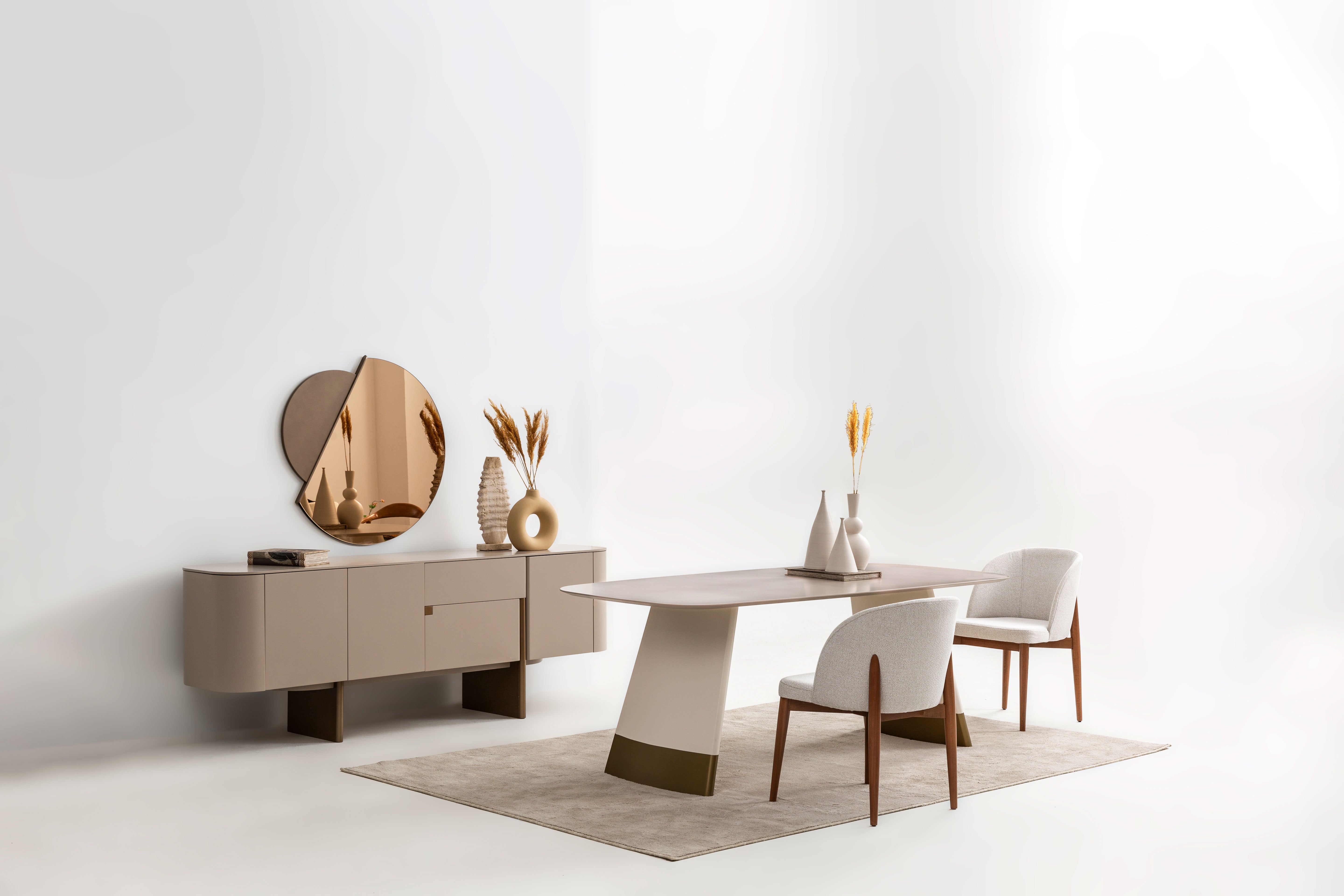 Delta - Bej & Altın - Yemek Odası