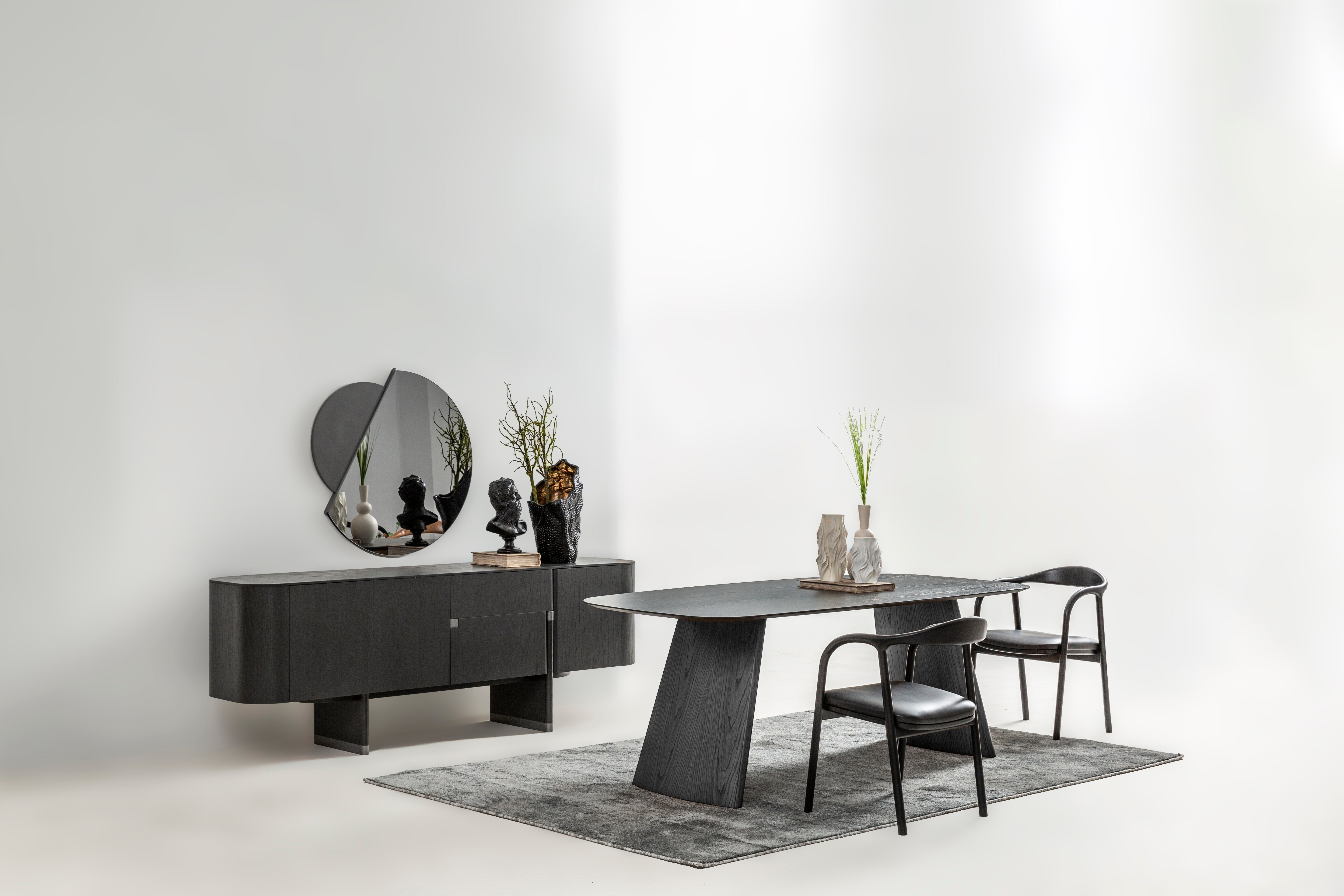 Delta - Antrasit Meşe - Yemek Odası