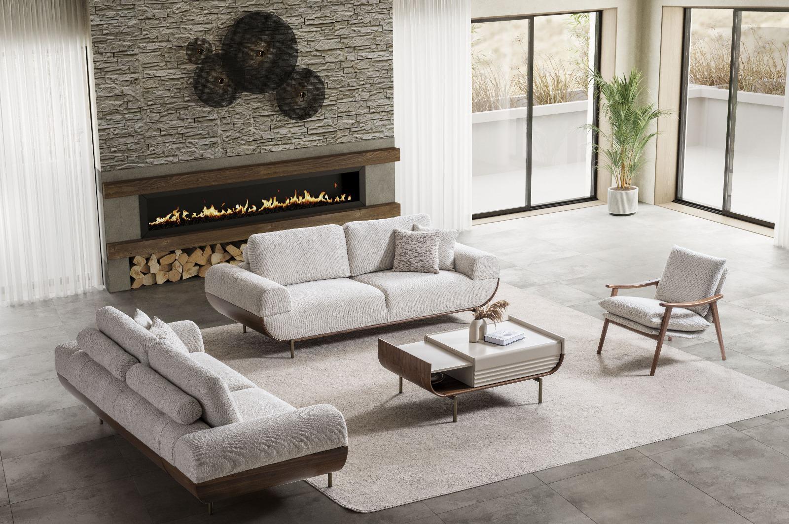 Golden Horn Sofa Set