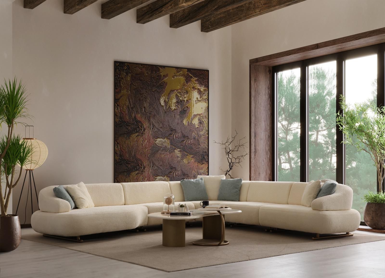 Prada Corner Sofa Set