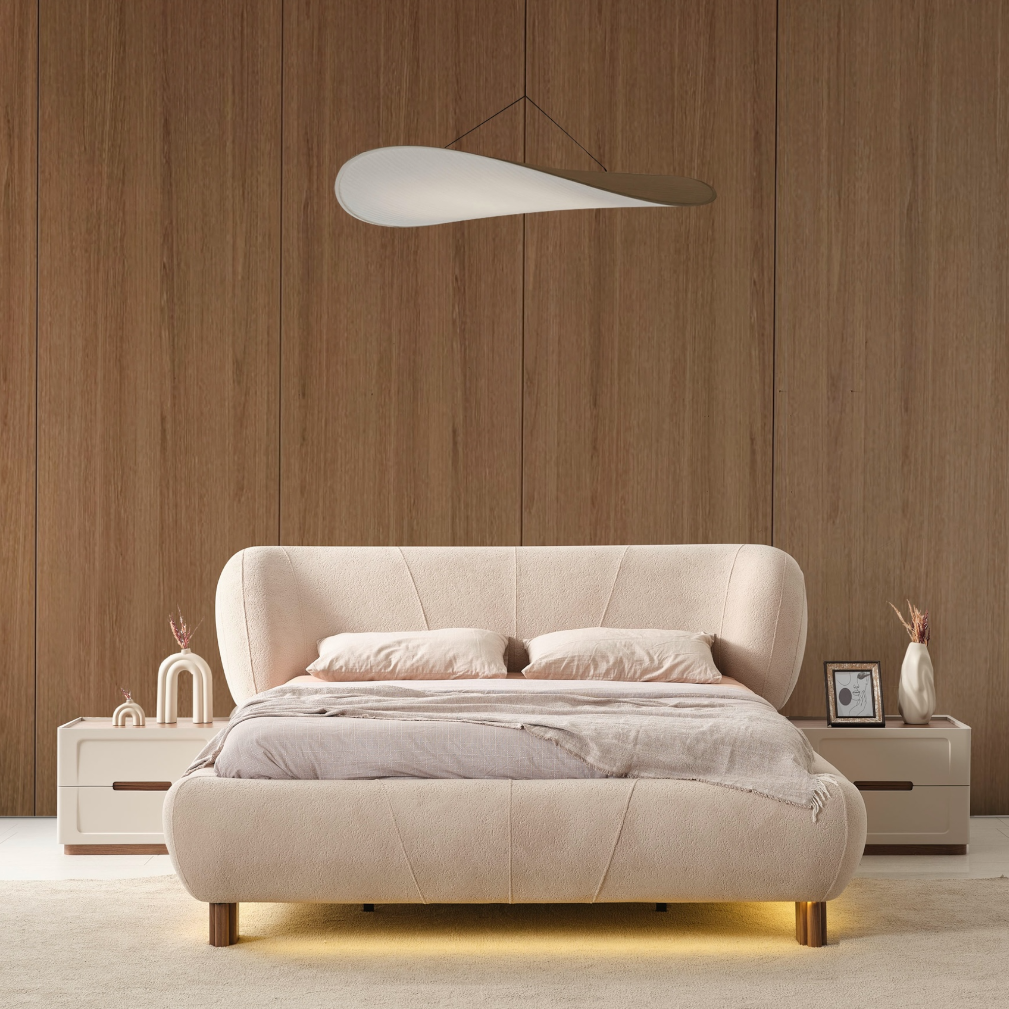 Aspera Walnut Bedroom Set